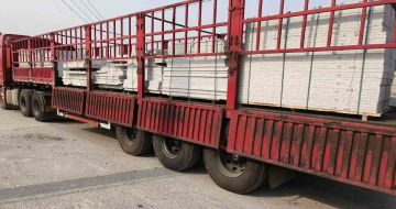 伊春 白麻荔枝面外墙干挂，工厂装车日常