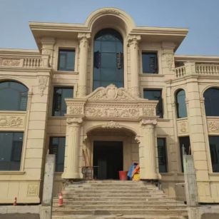 伊春 黄金麻花岗岩别墅外墙干挂