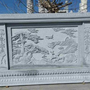 伊春 芝麻白大型照壁，屏风，影壁