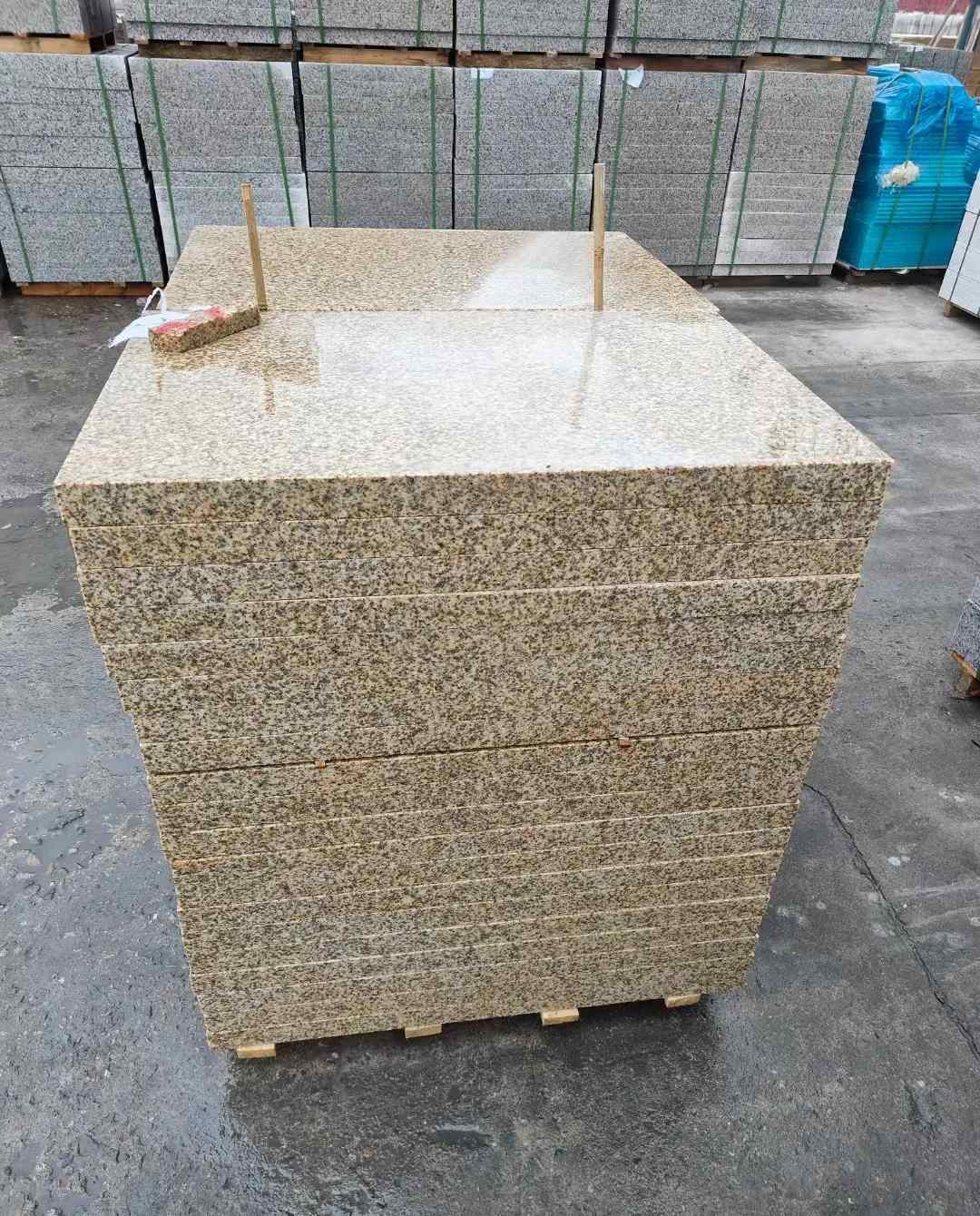 伊春 湖北黄金麻花岗岩石材荔枝面外墙石材