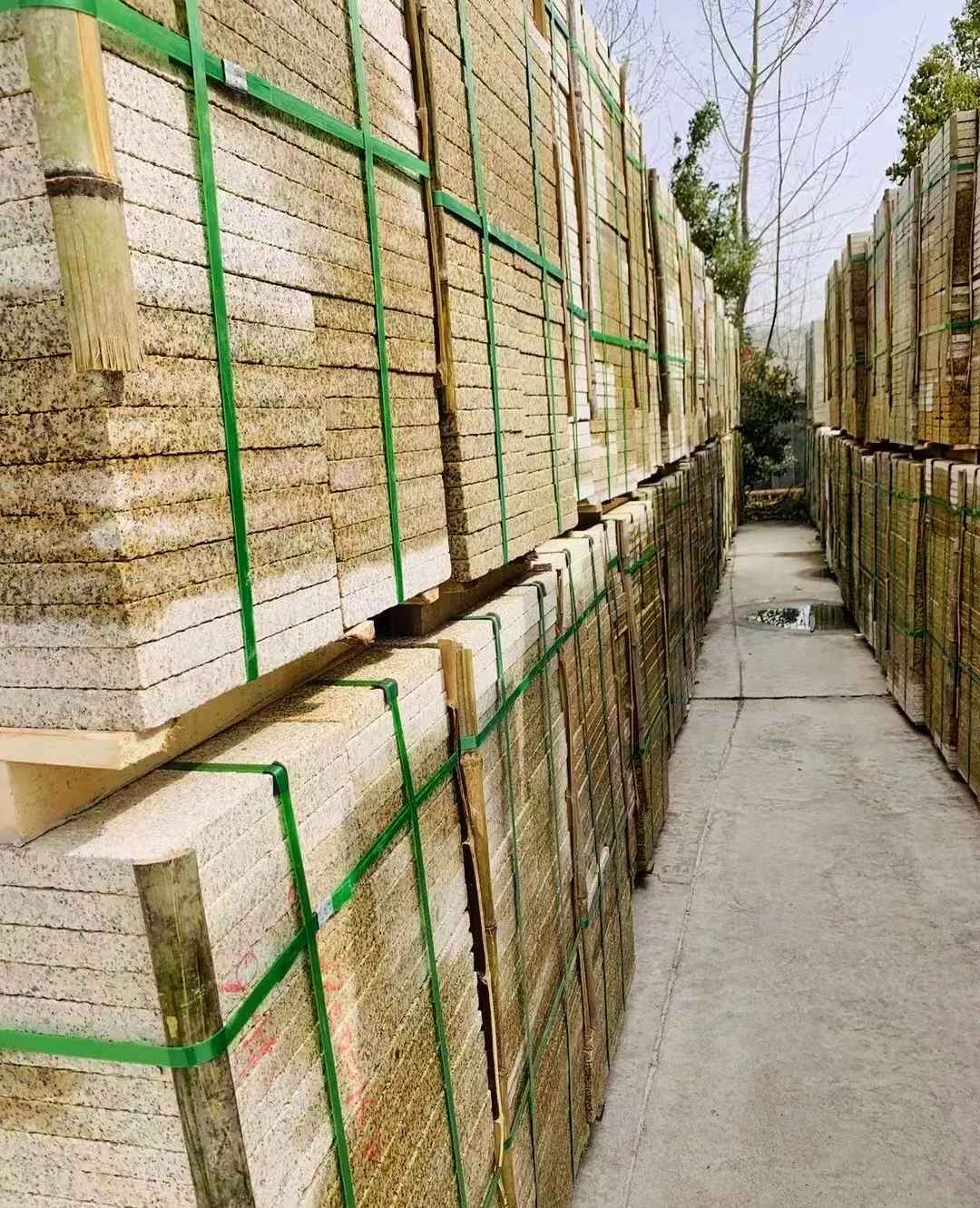 伊春 黄金麻花岗岩荔枝面地铺石